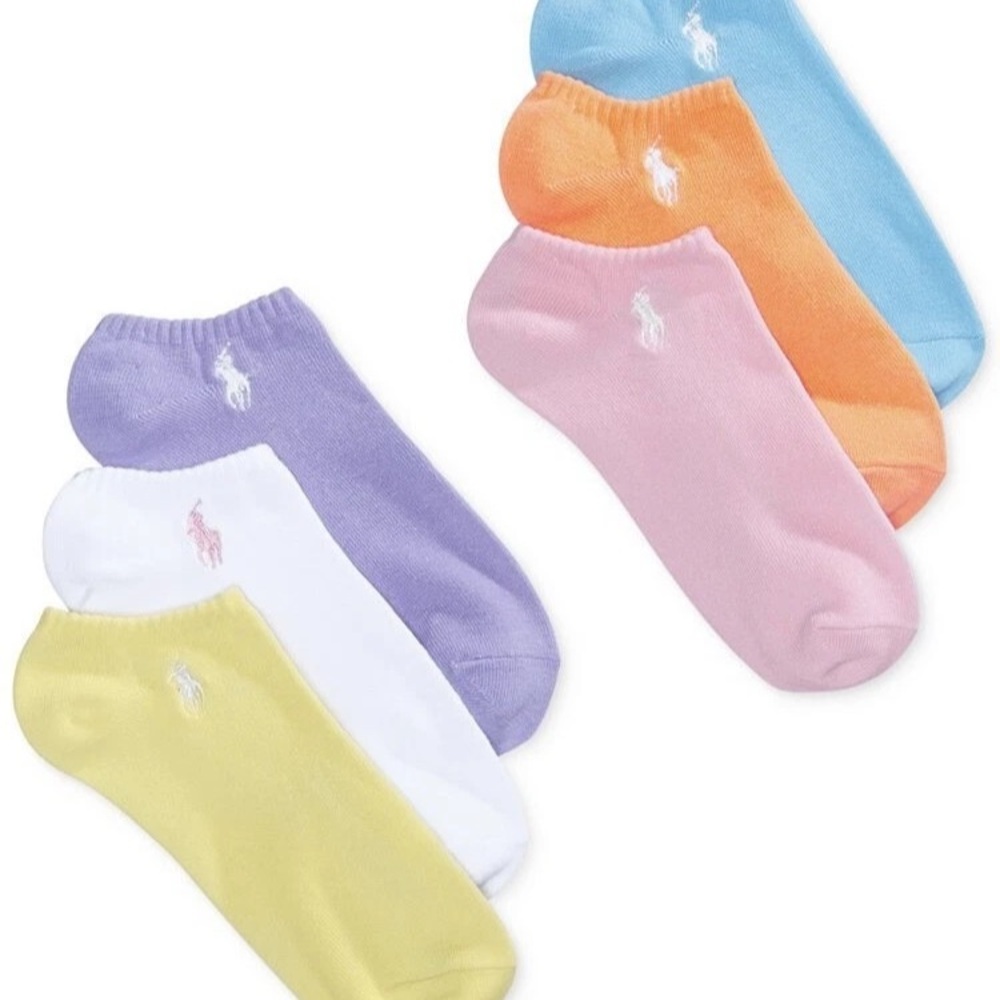 New Polo Ralph Lauren girls no-show socks size 8–9.5